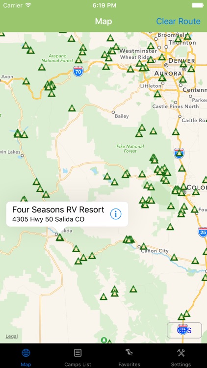 Colorado – Camping & RV spots