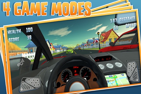 Toon Racer 2: 3D First Person Racing Game screenshot 4