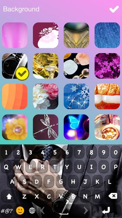 Keyboard Glam for iPhone – Customize Keyboards Skins with Cool Font.s and Color.ful Themes