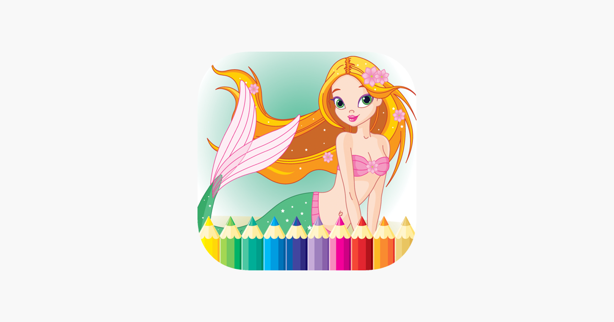  Princess Mermaid Coloring Book - All In 1 Sea Drawing on the App Store