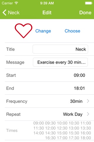 Healthy Alarm: Personal living habit reminder screenshot 3