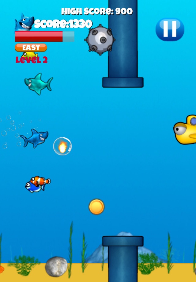 Jumpy Shark - Underwater Action Game For Kids screenshot 4