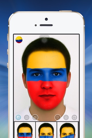 Flag Face Colombia screenshot 2