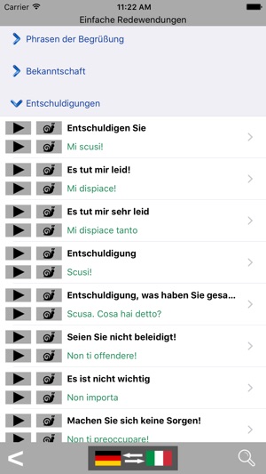 German / Italian Talking Phrasebook Translator Dictionary - (圖2)-速報App