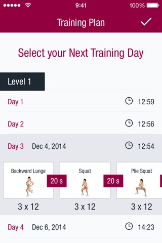 Runtastic Butt Trainer screenshot 3