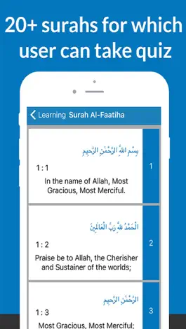 Game screenshot Quranic Surahs Learn & Quiz apk