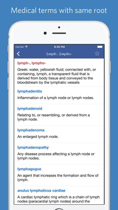 Medical roots, prefixes and suffixes Screenshot 2