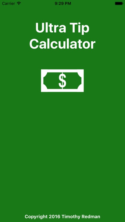 Ultra Tip Calculator