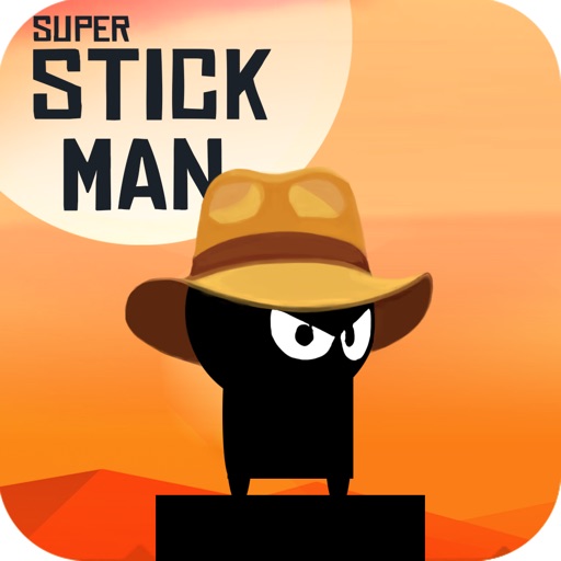 Super Stick Man Run- Free Ninja  Hero Fruit Game Icon