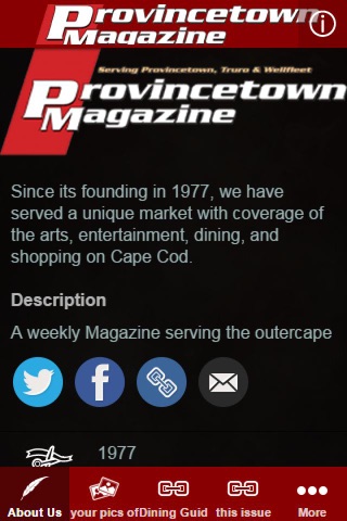 Provincetown Magazine screenshot 2