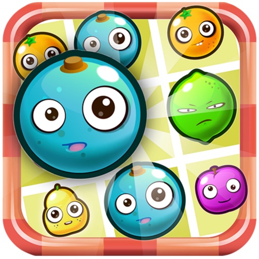 Fruit Lines Puzzle Deluxe - Fruit match 3 Edition Icon