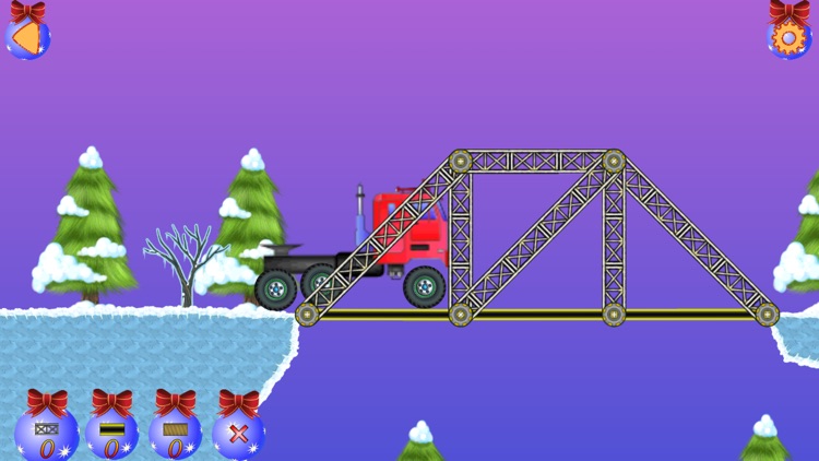 Christmas bridge - Bridge construction simulator