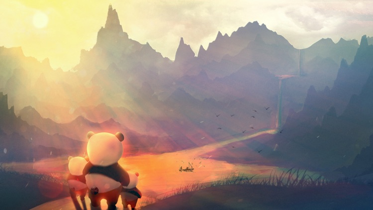 Panda Bomber in Dark Lands screenshot-0