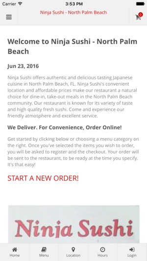 Ninja Sushi - North Palm Beach Online Ordering(圖1)-速報App