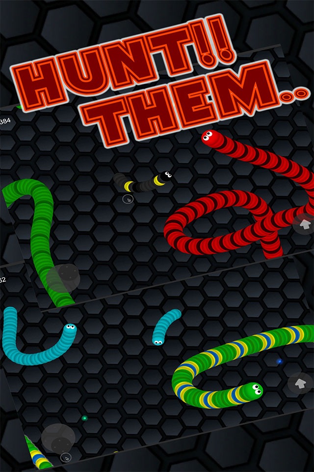 Anacondas Snake Worm Wars Games screenshot 2