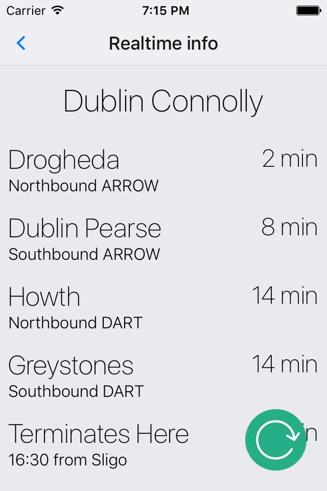 Dublin DART Free - Live Train Times screenshot 2