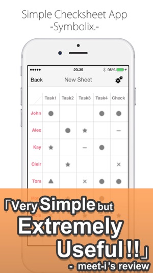 Checksheet App -Symbolix.-