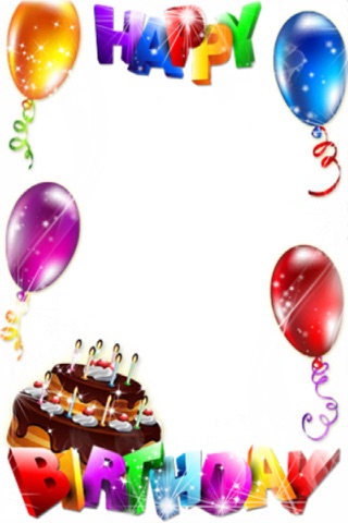 FREE Birthday Frames - náhled