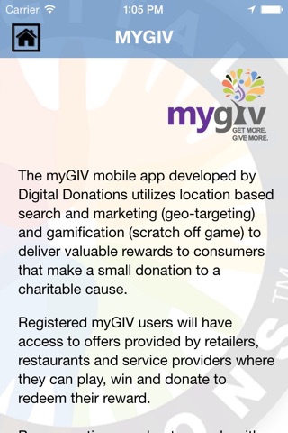 myGIV screenshot 2