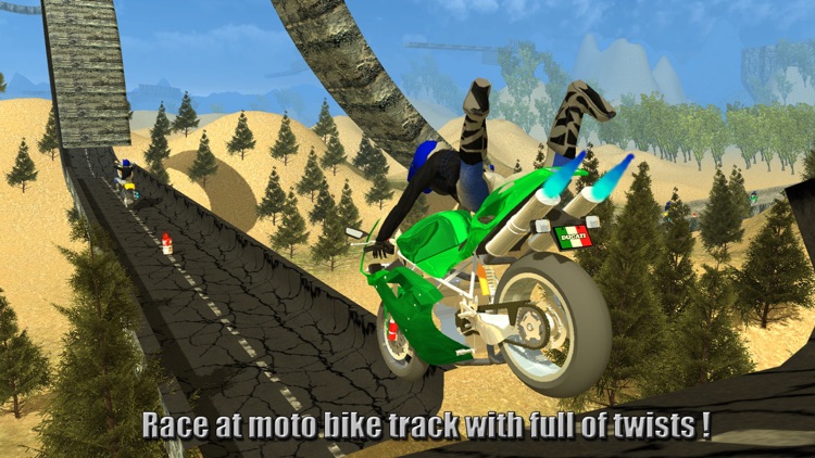 Moto Bike Race Nitro Stunt 3d screenshot-4