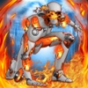 Cyborg Fire Jump - Steel Robot Strike