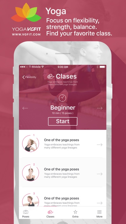 Yoga - Poses & Classes