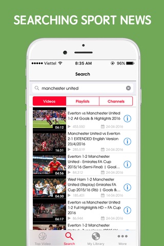 iSport video player for Youtube - watch sport videos news everyday screenshot 3