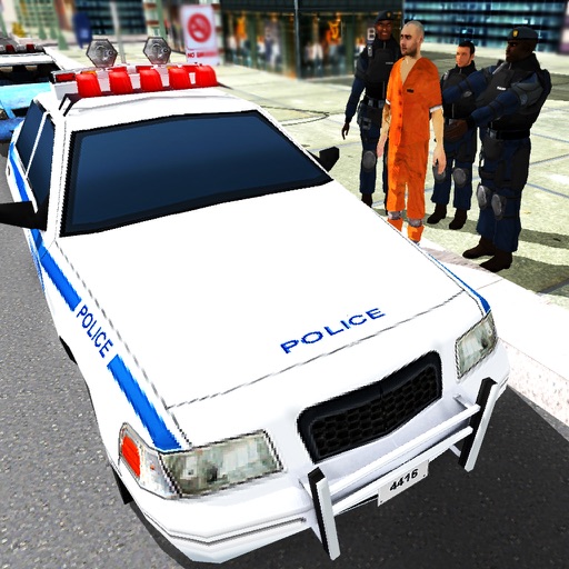 Cop Car Driver 3D Simulator - Police Chase Smash! Icon