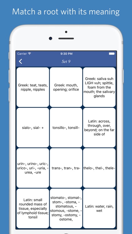 Medical roots, prefixes and suffixes screenshot-4