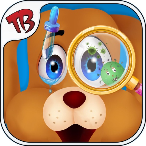 Crazy Little Fun Dog Eye Doctor - A Virtual Makeover Hospital & Eye Salon Games For Doctor iOS App