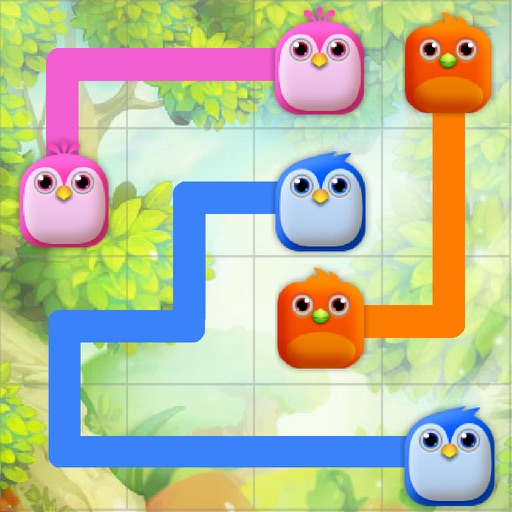 cute bird party:connect two birds