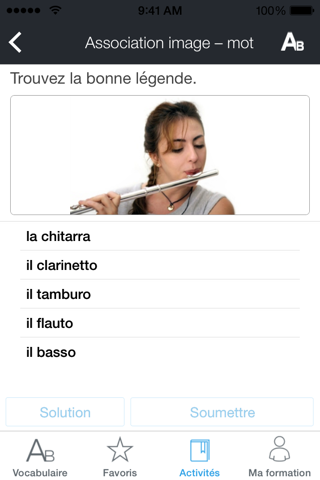 Rosetta Stone Italian Vocabulary screenshot 2
