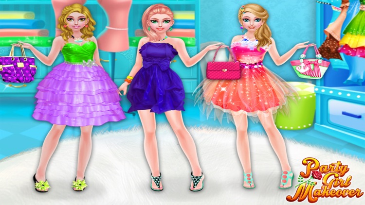 Party Girl Makeover - real spa dress up teen games screenshot-3
