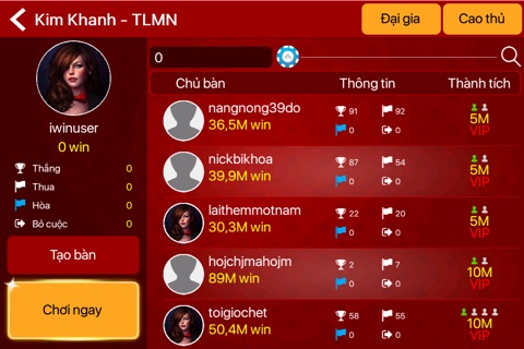 iWin Online-Game Bai screenshot 2