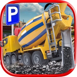 Multi Level - Big Truck, Mixer Truck, Backhoe - Parking Simulator 3D Games