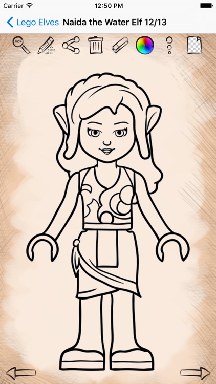 Draw And Paint Lego Elves Characters Edition screenshot-3