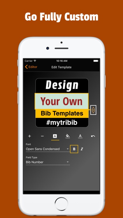 MyTriBib (Free Edition) - Create and customize beautiful race bibs for sharing on social media. screenshot-3