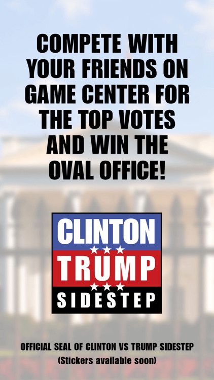 Clinton VS Trump Sidestep - Play to Vote for your Candidate - FREE screenshot-4