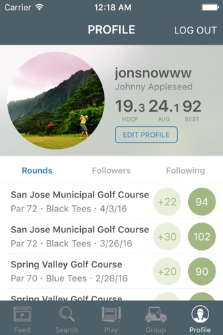 Golfpher - Social Golf, Score Tracker & Handicap screenshot 2