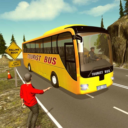 Offroad Tour Bus driving Simulator - Park Heavy Tourist Bus on Off Road Icon