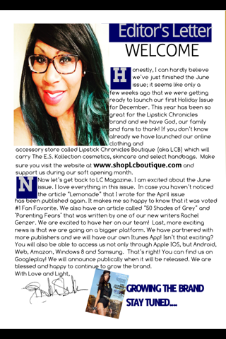 Lipstick Chronicles Magazine screenshot 2