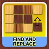Find and replace - The puzzle of wood - Free