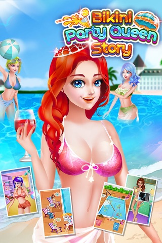 Bikini Party Queen Story - Dress up, Makeu up, Spa & Free Girls Games screenshot 2