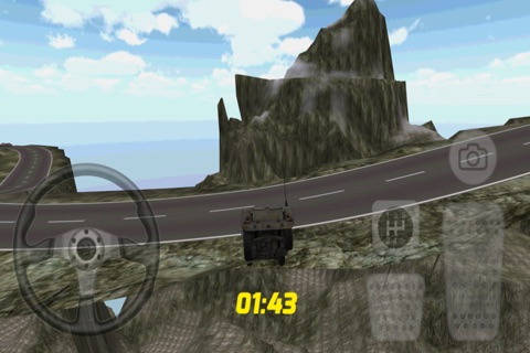 3D Army Simulator - Military Truck Hill Race screenshot 3