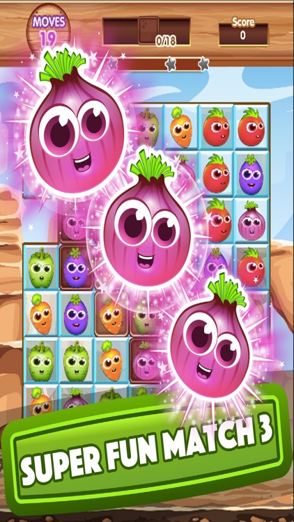 Jewel Match King Veggie - Amazing Free Match 3