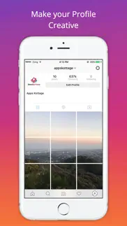 grid style for instagram - instagrid post banner sized full size big tiles for ig iphone screenshot 4