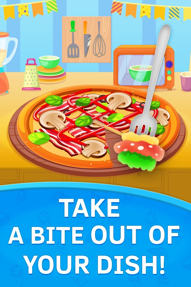 Pizza Chef free. Baby Kitchen Cooking Games screenshot 2