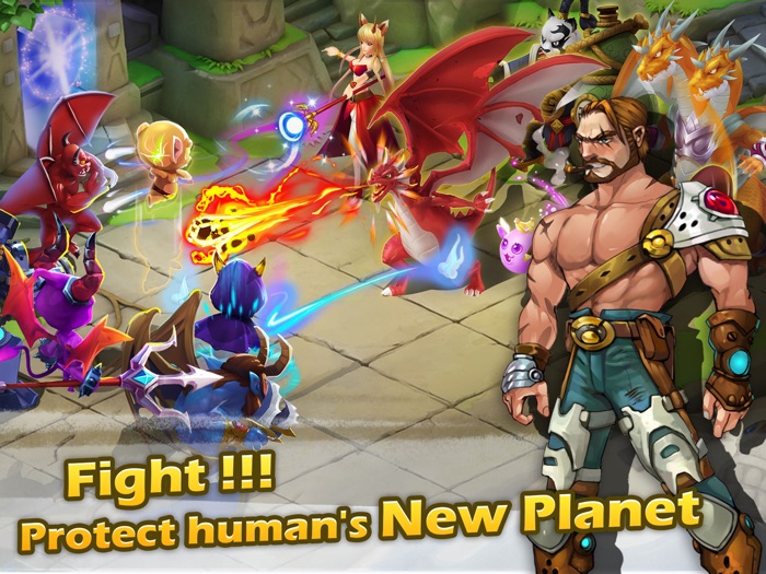 Dragon Mania Beach - adventure life in sea and land, raise merged pet heroes, create your league legends