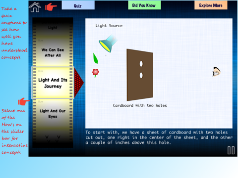 Science of Light Vol-1 Lite: Basic Physics Concepts by Learning Rabbit screenshot 2