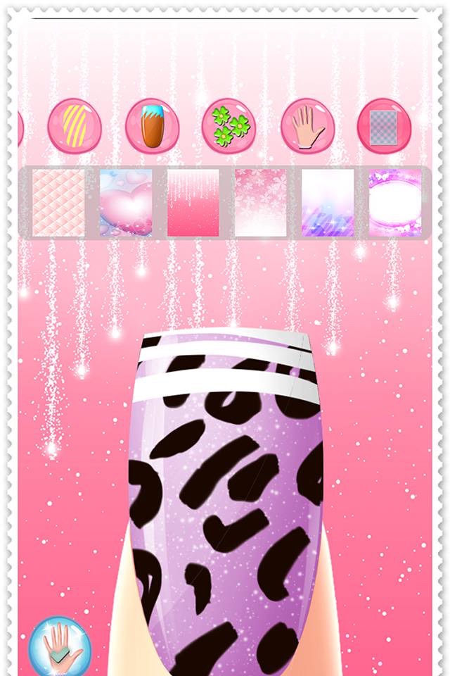 Nail Salon Beautiful - girls makeup makeover and games dressup nails art & nail polish screenshot 2